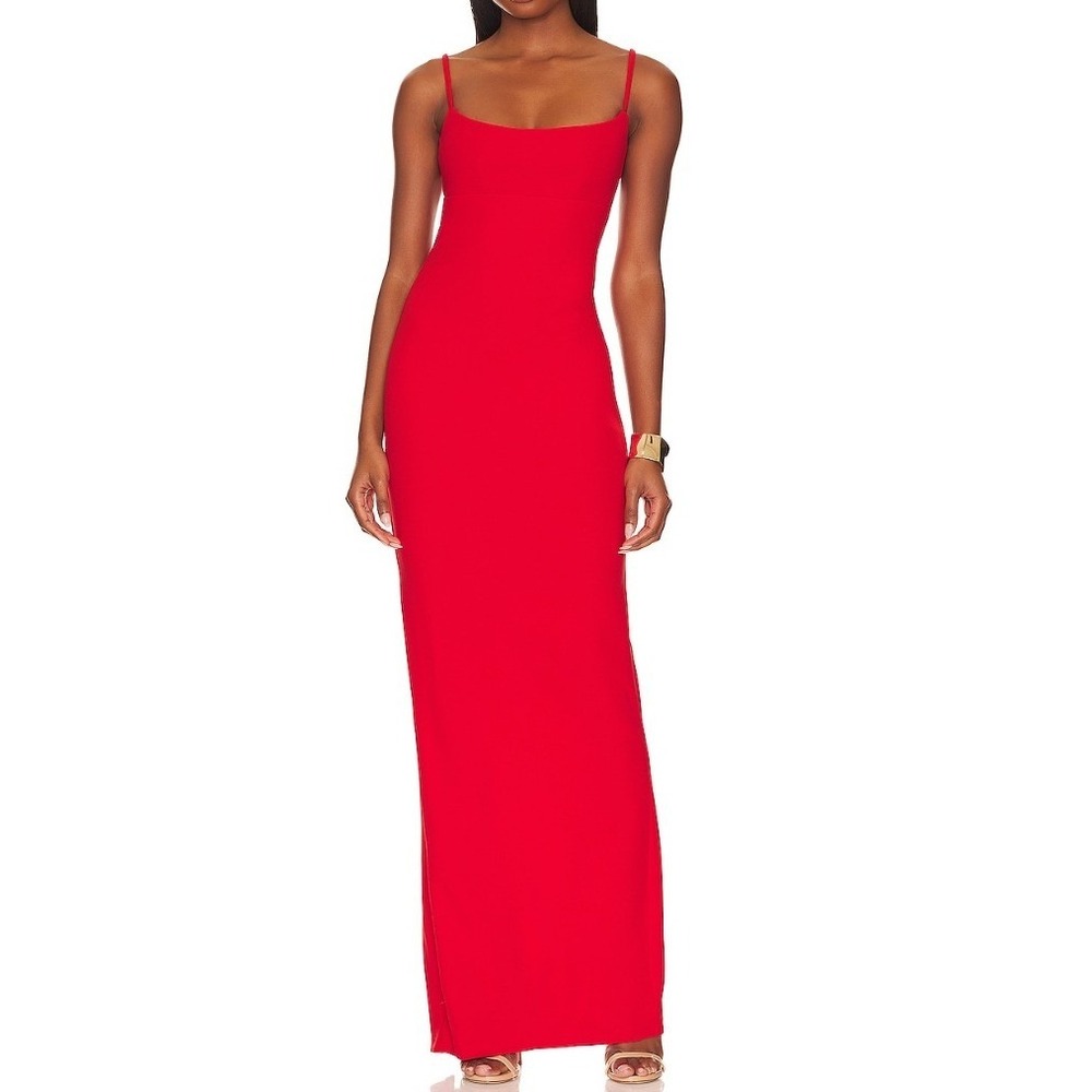 Nookie Red Maxi Slip Dress
